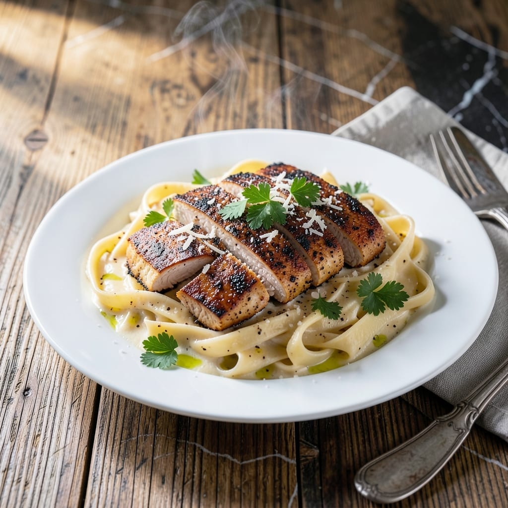 Zatarain's Blackened Chicken Alfredo Recipe: Spicy Cajun Twist on Creamy Pasta
