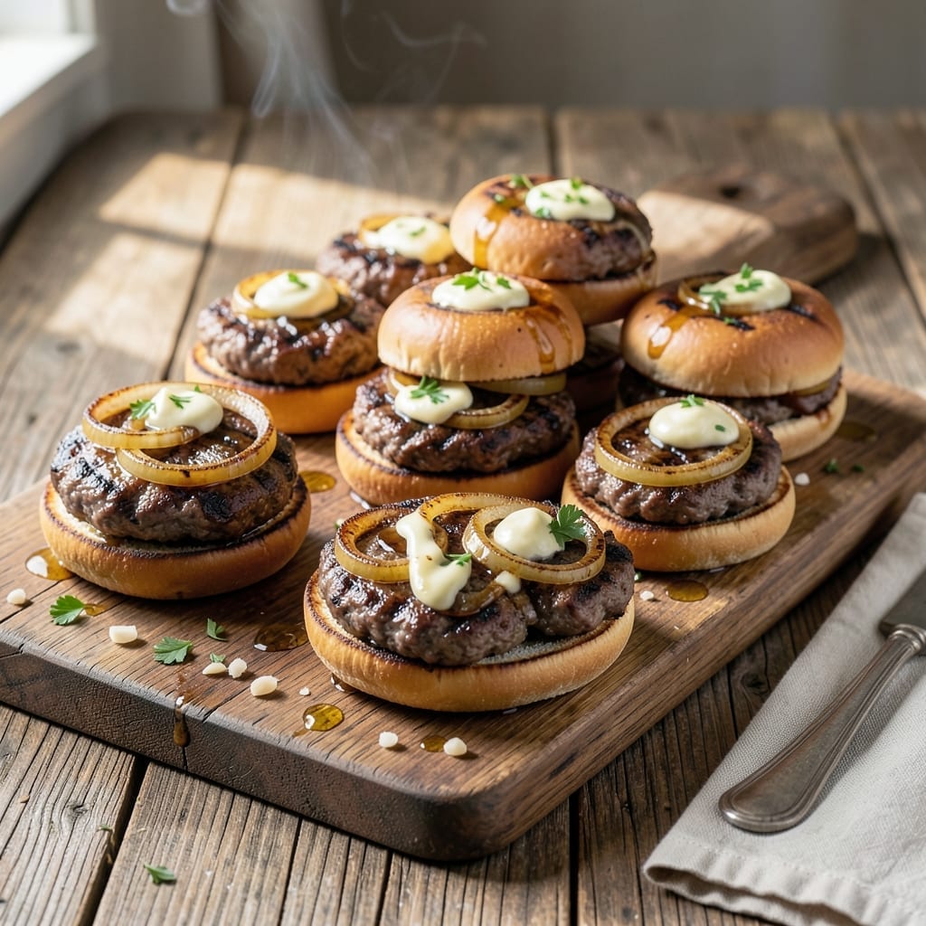 Beef Sliders Recipe Grill: Mini Burgers With Charred Flavor Beef Sliders Recipe Grill: Mini Burgers With Charred Flavor