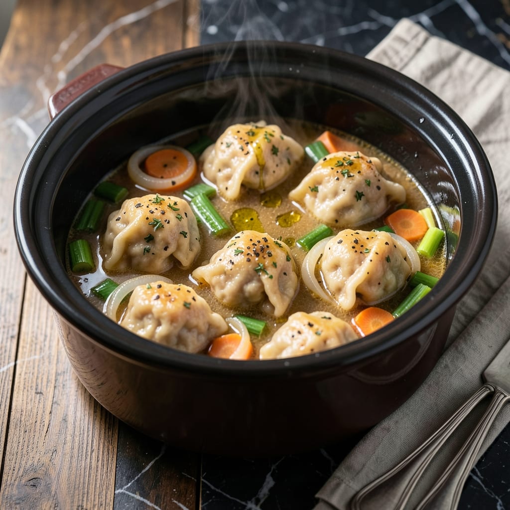 Recipe for Dumplings in Crock Pot: Fluffy Pillows with Minimal Effort