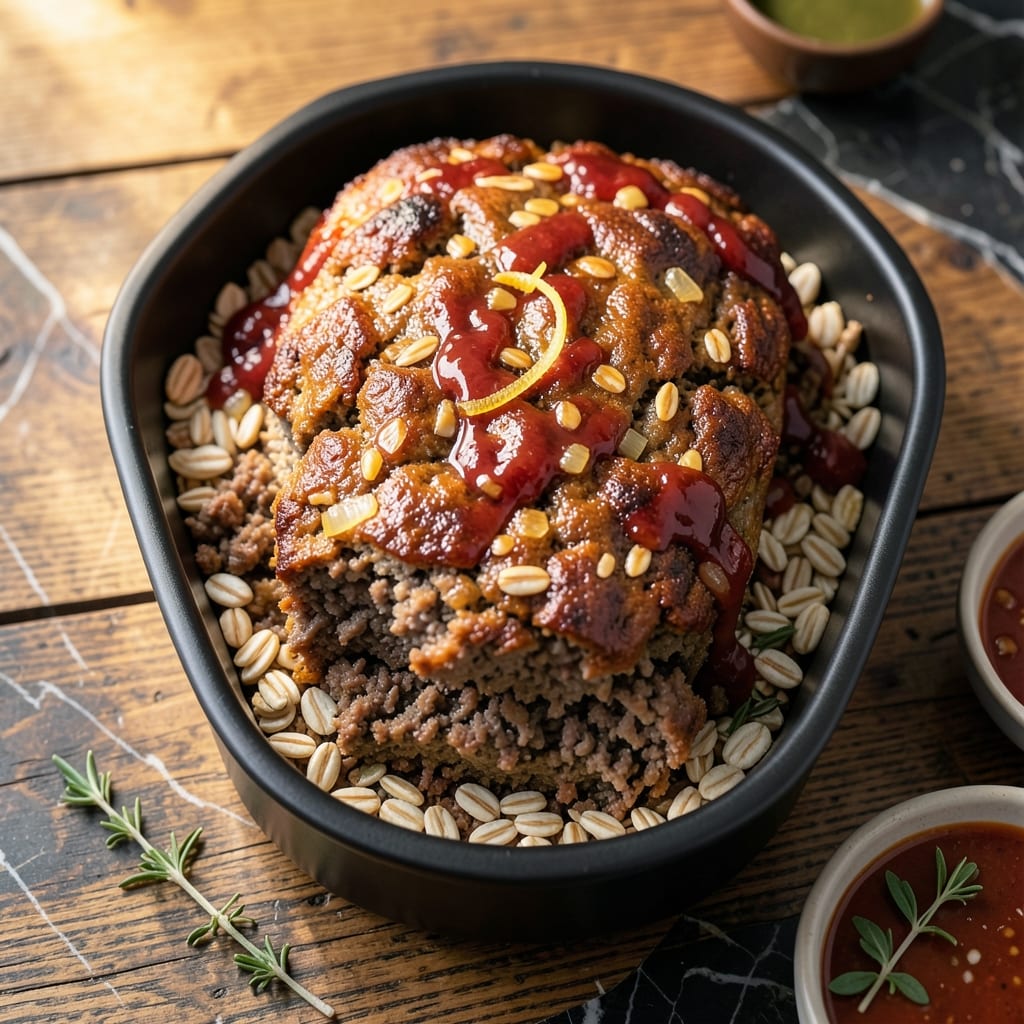 Gluten Free Meatloaf Recipe With Oats: Hearty Oat-Bound Savory Loaf