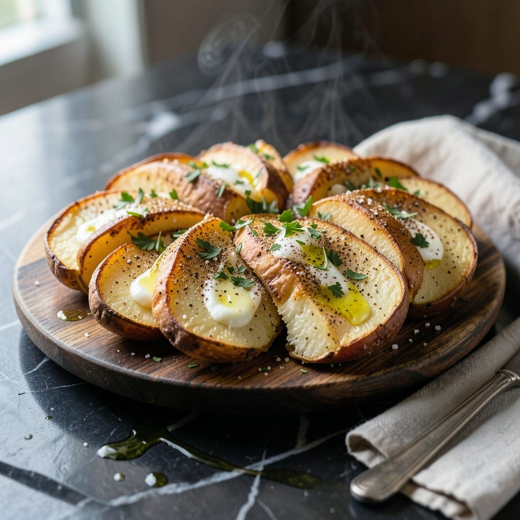 Longhorn Steakhouse Sliced Baked Potatoes Recipe: Buttery Layers With Crispy Edges