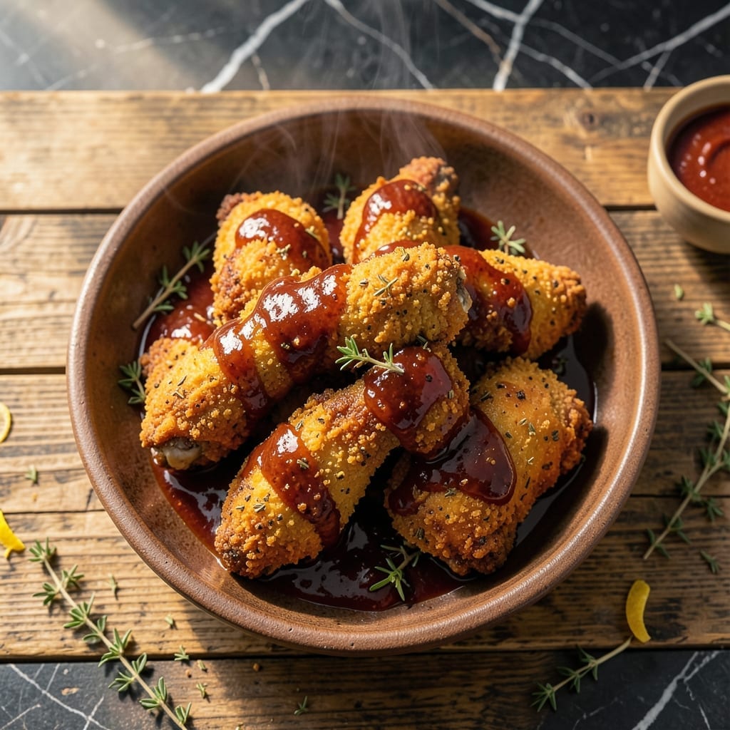 Jamaican Barbecue Fried Chicken Recipe: Island Spice Crunch With Jerk Heat