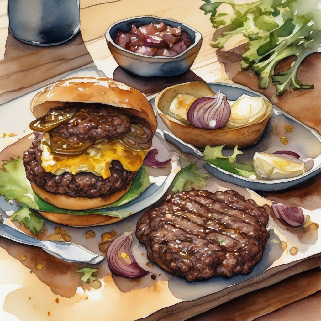 ground sirloin burgers recipe