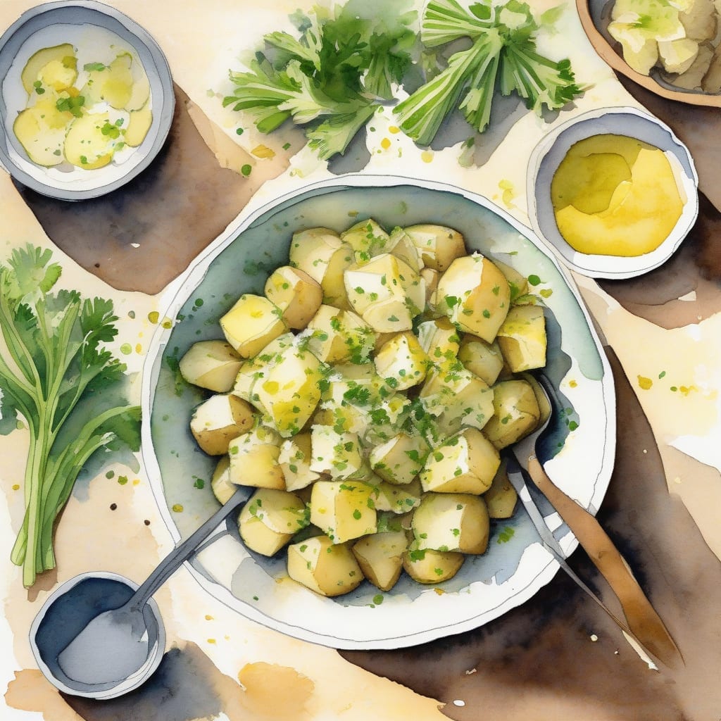 darius cooks potato salad recipe