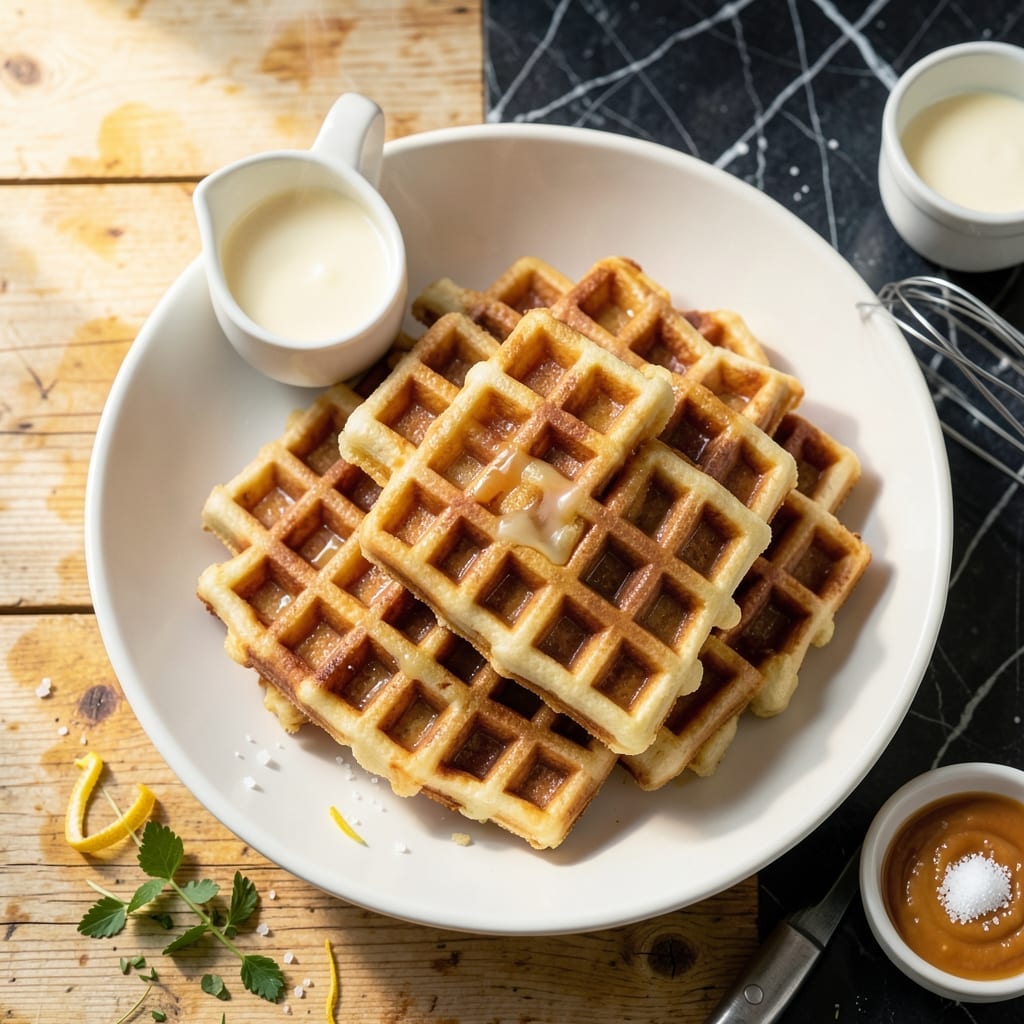 Easy Waffle Recipe for Waffle Maker: Fluffy Stacks With Vanilla Warmth