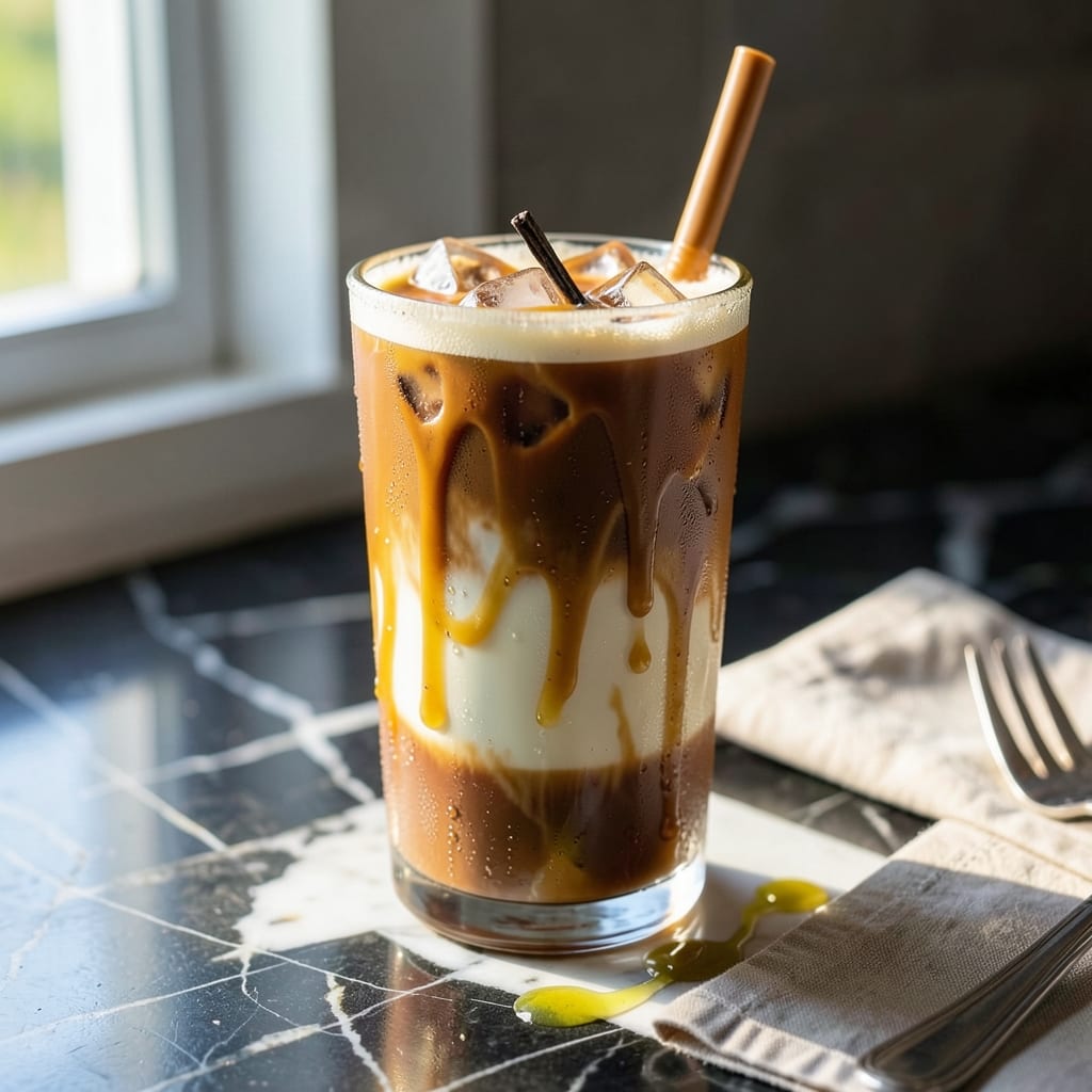 Iced Caramel Macchiato Recipe Without Espresso: Creamy Vanilla Sweetness with Strong Coffee