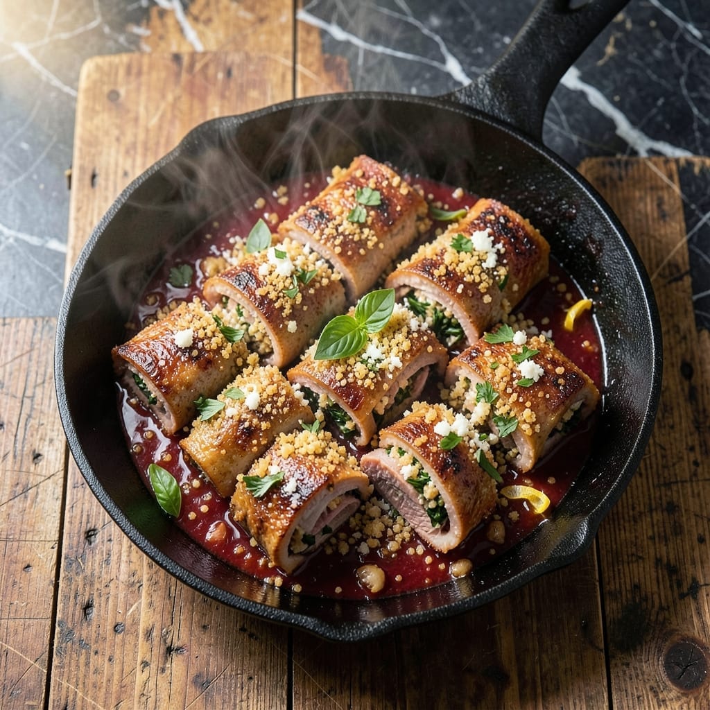 Italian Flank Steak Recipe Braciole: Roll-Up Elegance With Herb-Stuffed Beef