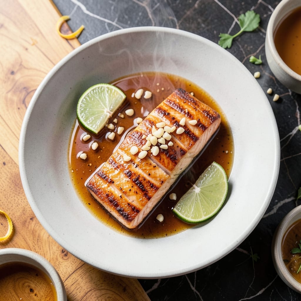 Kona Grill Sweet Chili Glazed Salmon Recipe: Sticky Glaze With Flaky Fish