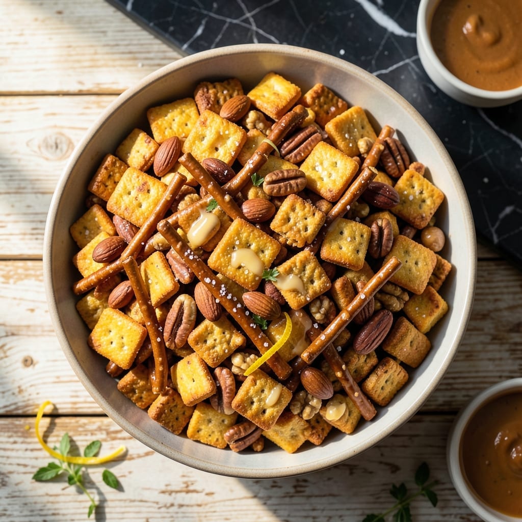 Chex Party Mix Recipe Oven: Crunchy Snack with Bold Seasoning