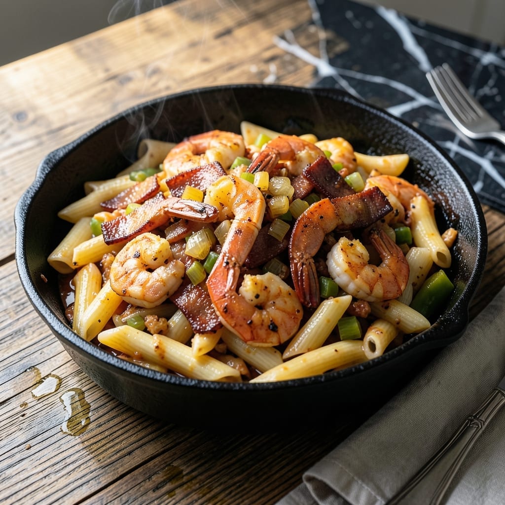 Pastalaya Recipe Cajun Ninja: Spicy Andouille and Shrimp Fusion