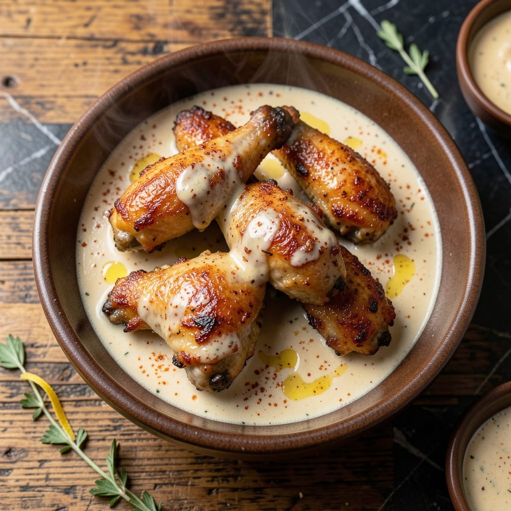 Baked Chicken Wings With Cream Of Chicken Soup Recipe: Crispy Oven-Baked Delight