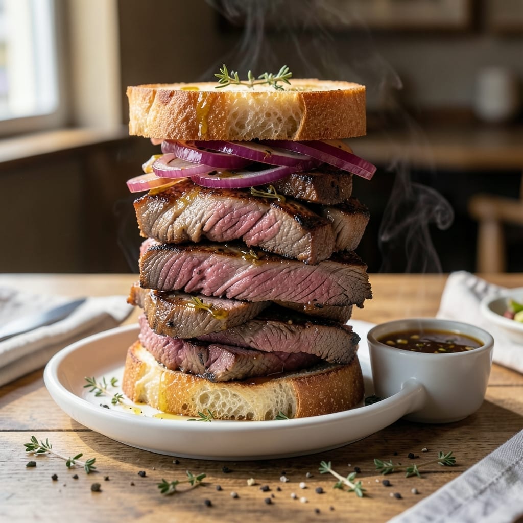French Dip Sandwich Recipe: Au Jus Soaked to Perfection French Dip Sandwich Recipe: Au Jus Soaked to Perfection