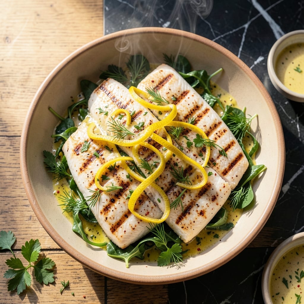 Lemon and Herb Grilled Fish Recipe: Zesty Flavor With Charred Edges