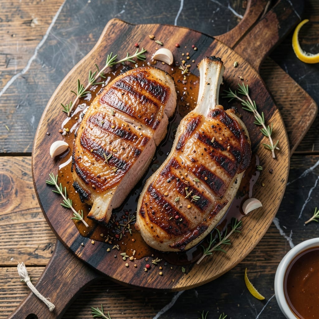 Best Bone In Pork Chop Grill Recipe: Juicy Thick-Cut Charred Edges