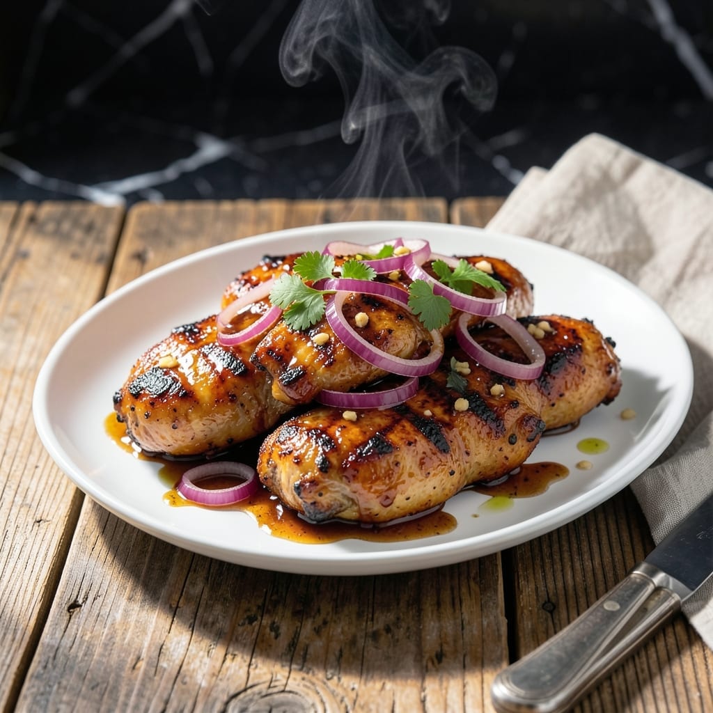 Grilled Sweet and Sour Chicken Recipe: Charred Edges With Tangy Glaze