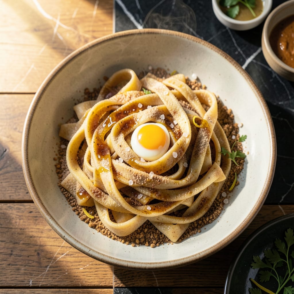 Kitchenaid Pasta Recipe Semolina: Fresh-Cut Ribbons With Rustic Bite