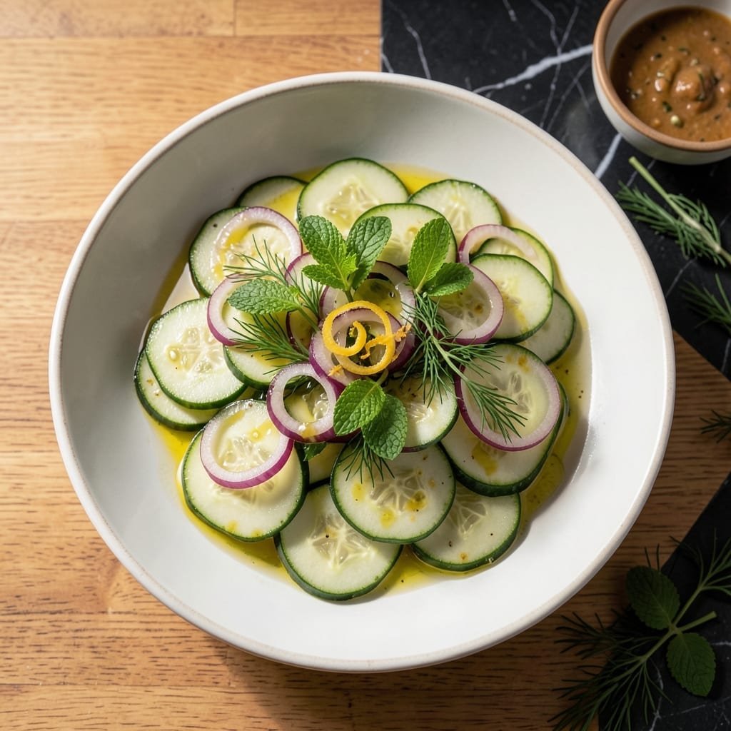Cava Persian Cucumber Recipe: Refreshing Herb and Mint Salad