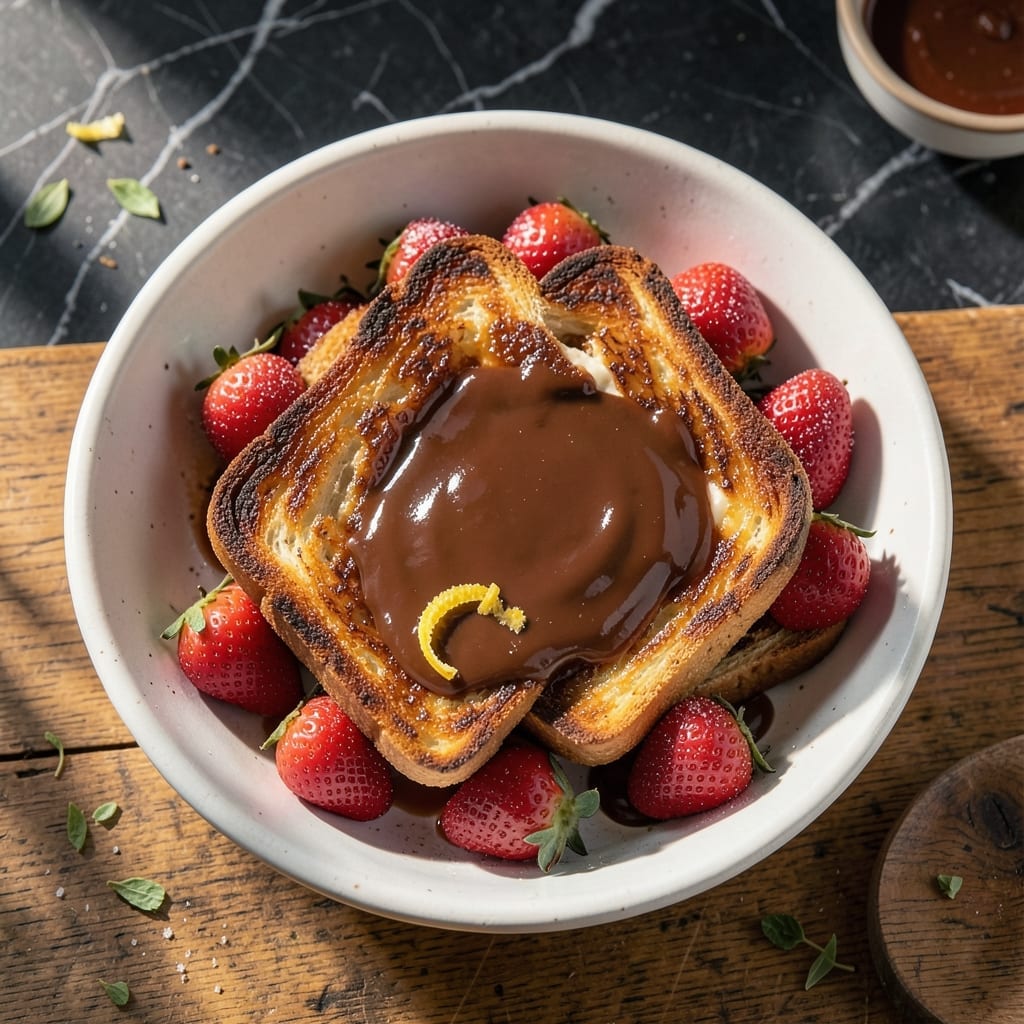 Dessert Grilled Cheese Recipe: Sweet Nutella and Strawberry Melt