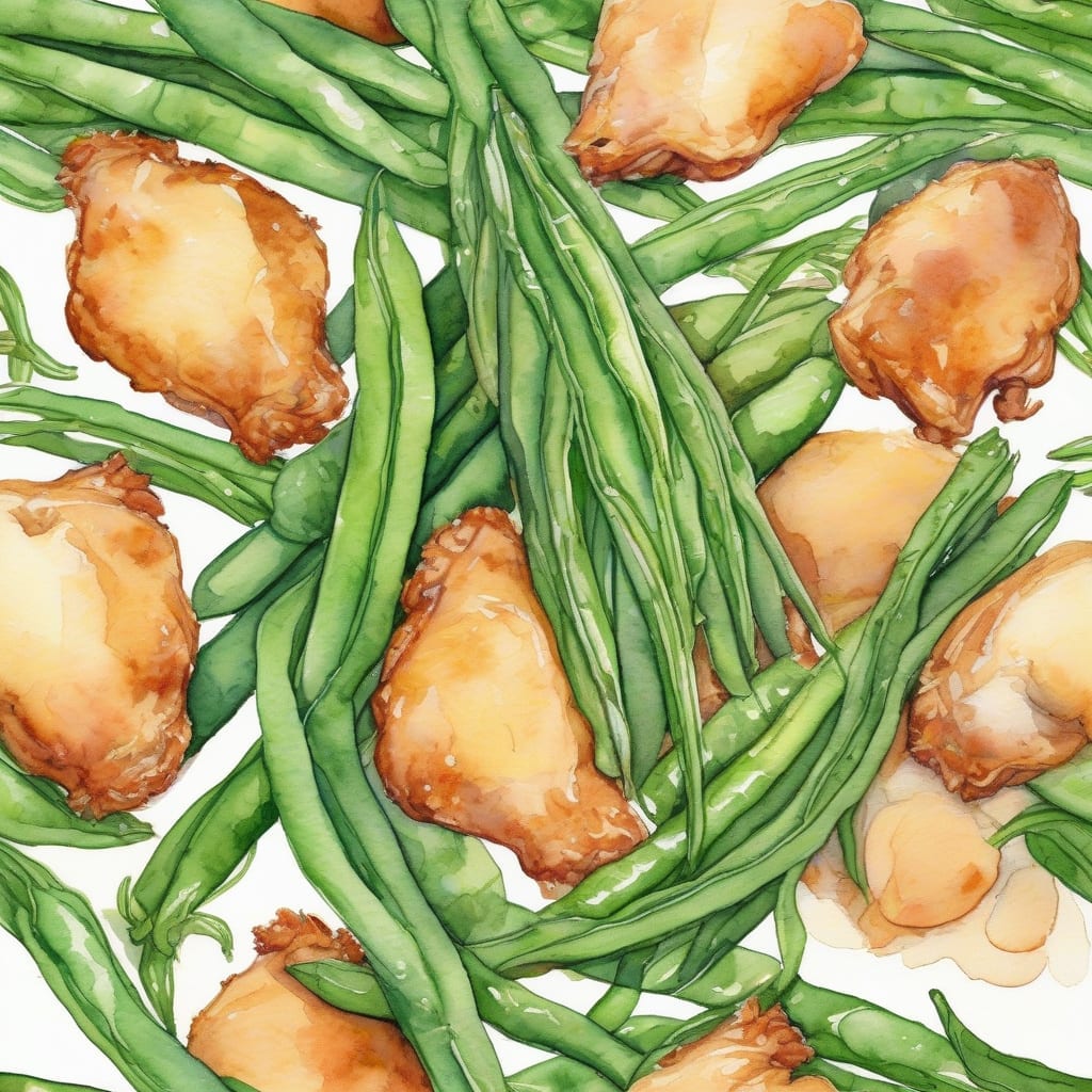 viva chicken green beans recipe