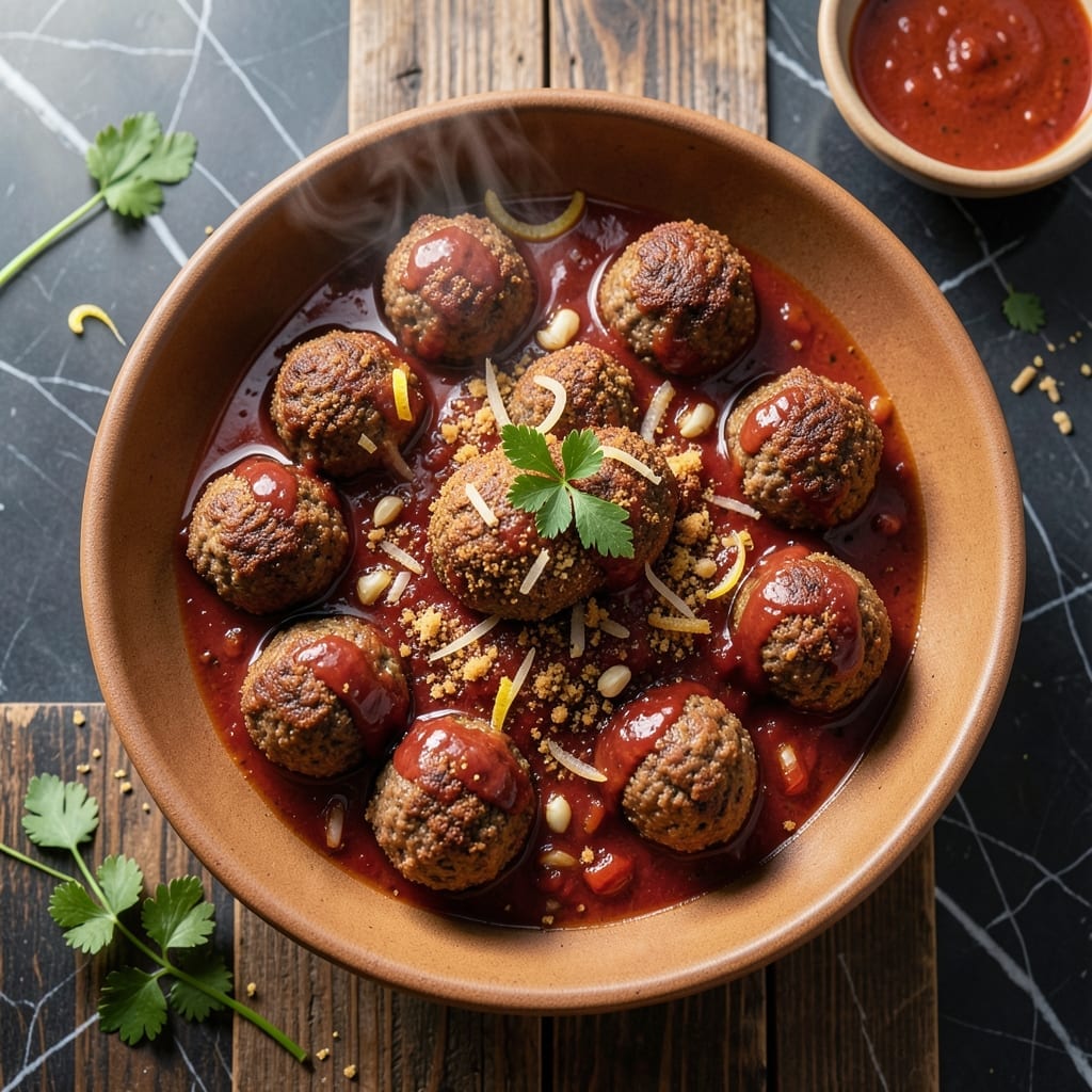 Soutzoukakia Recipe Akis: Greek-Style Meatballs in Spiced Tomato Sauce