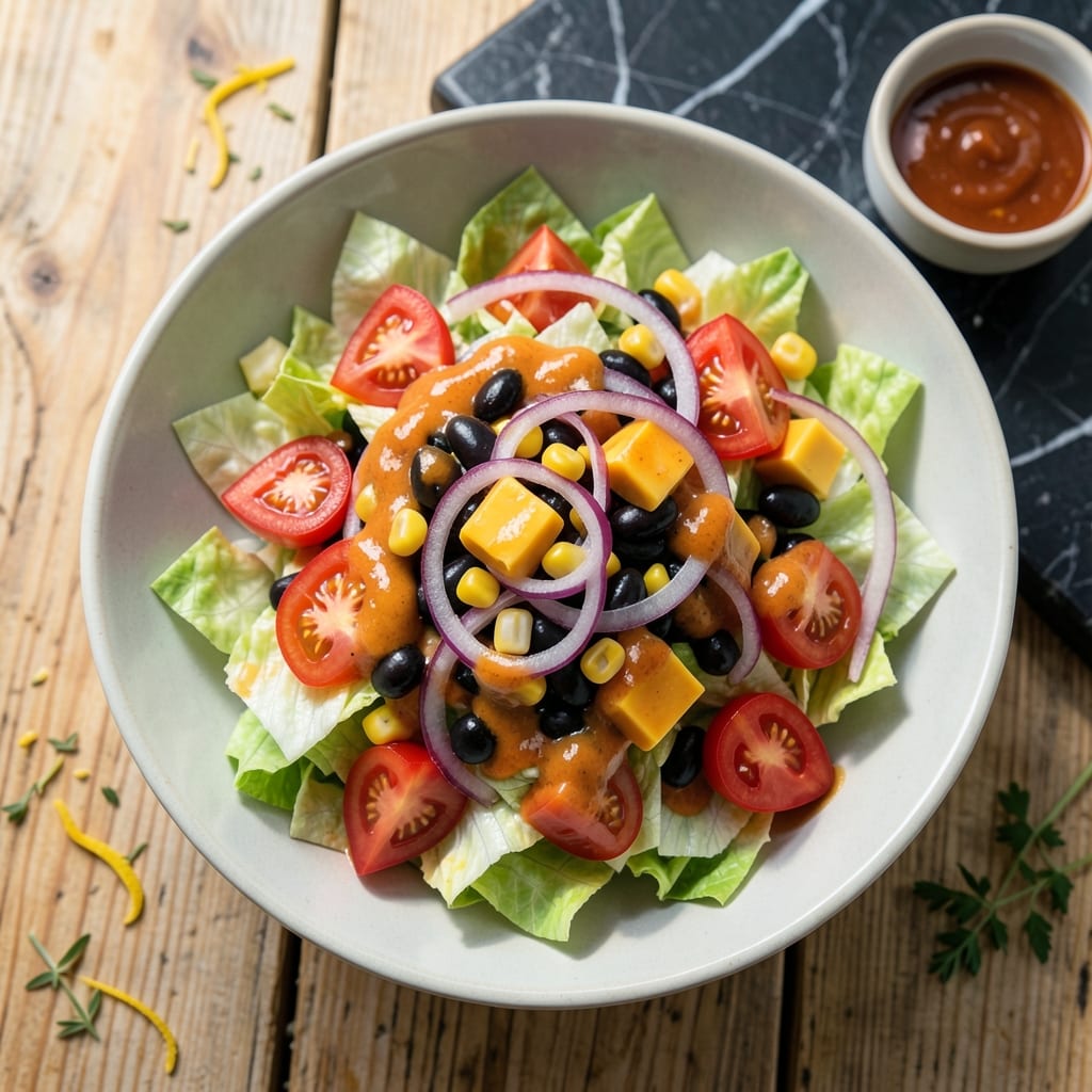 Corn Chip Salad Recipe With Catalina Dressing: Crunchy Tex-Mex Layers