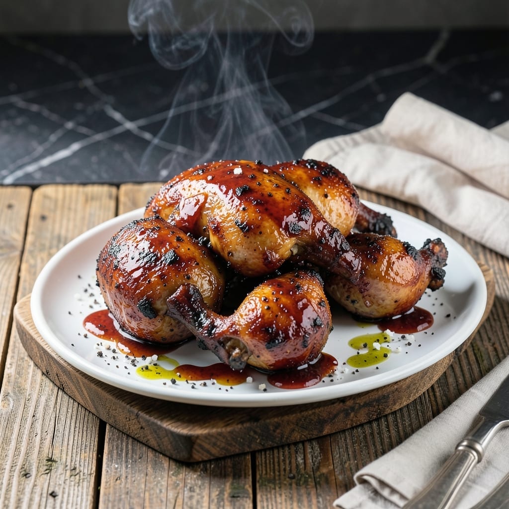 Charcoal Barbecue Chicken Recipe: Smoky Char With Juicy Bites