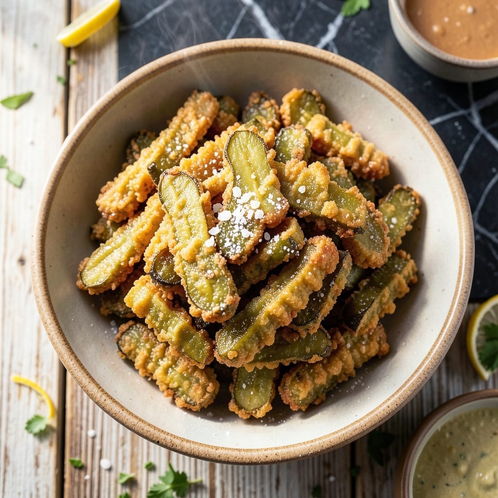 Easy Fried Pickles Recipe With Flour: Crunchy Beer-Battered Delight