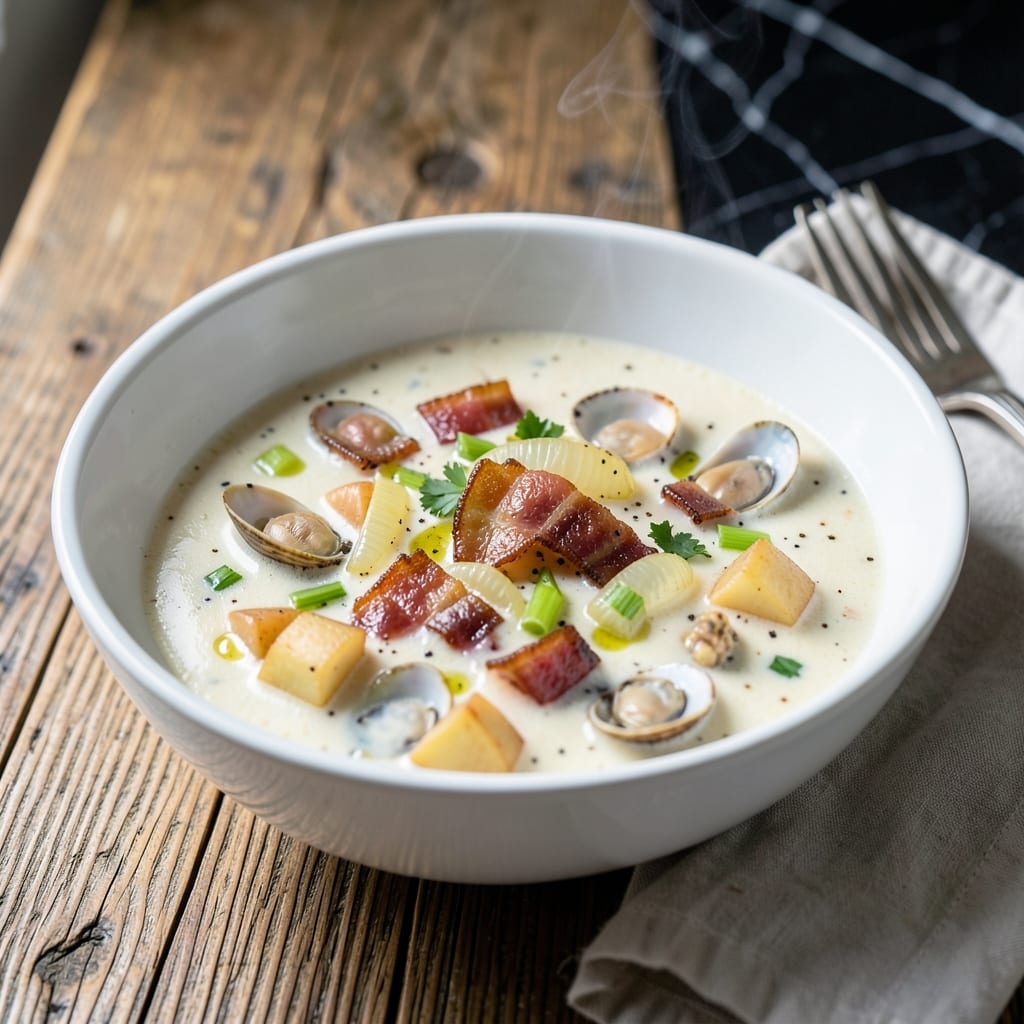 Panera Clam Chowder Recipe: New England Style Creamy Indulgence
