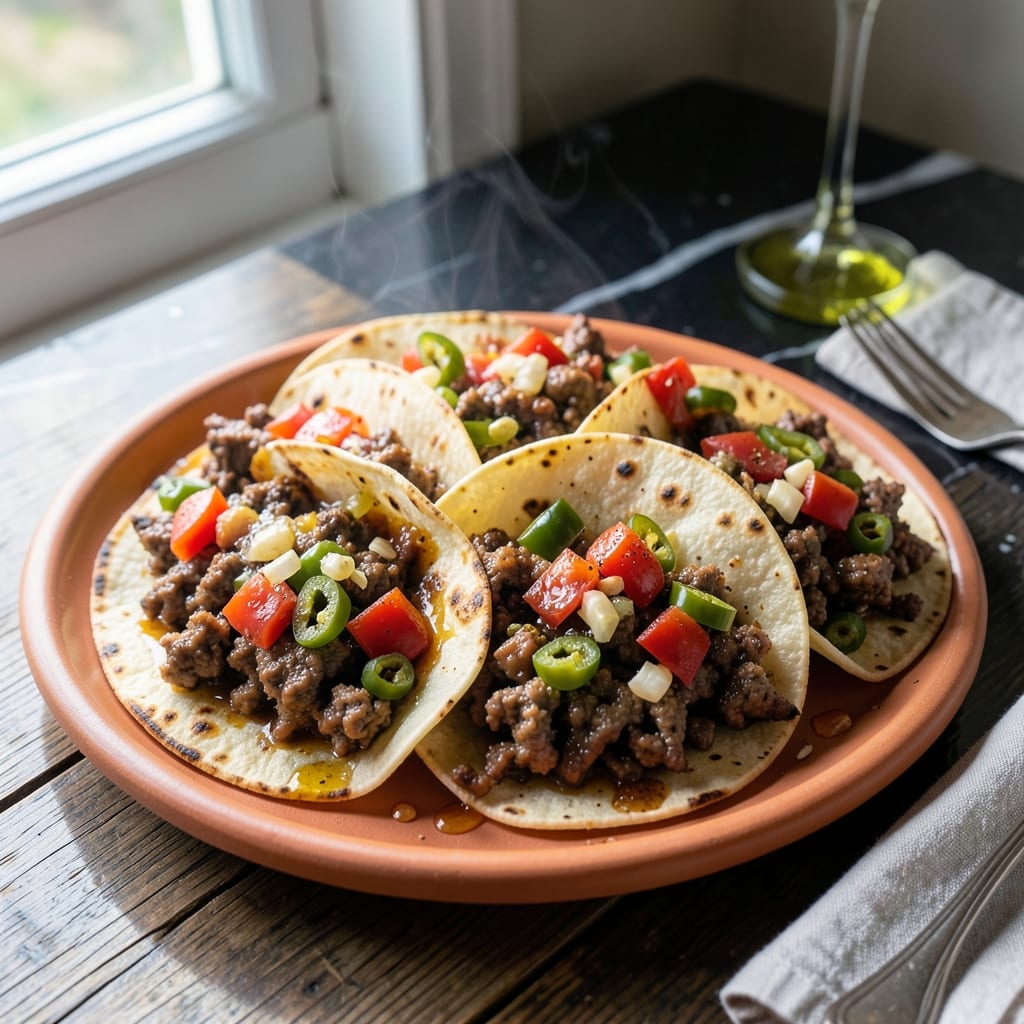 Rotel Tacos Recipe With Ground Beef: Spicy Tex-Mex Flavor in 20 Minutes