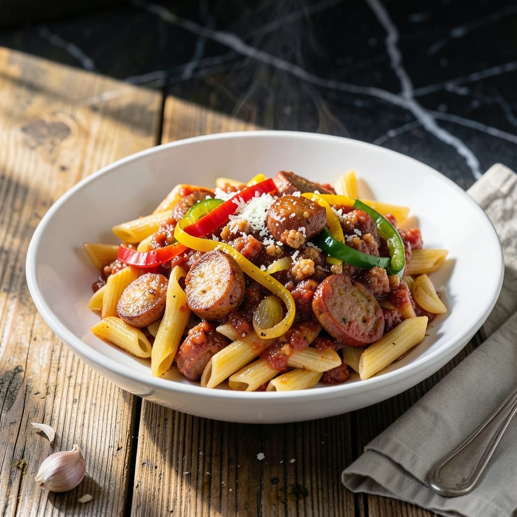 Kris Jenner Sausage and Pepper Pasta Recipe: One-Pan Italian Feast