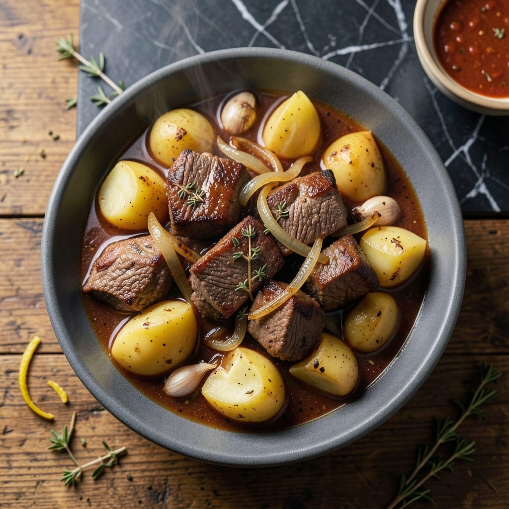 Beef Stew Recipe Without Carrots: Slow-Cooked Comfort With Earthy Potatoes