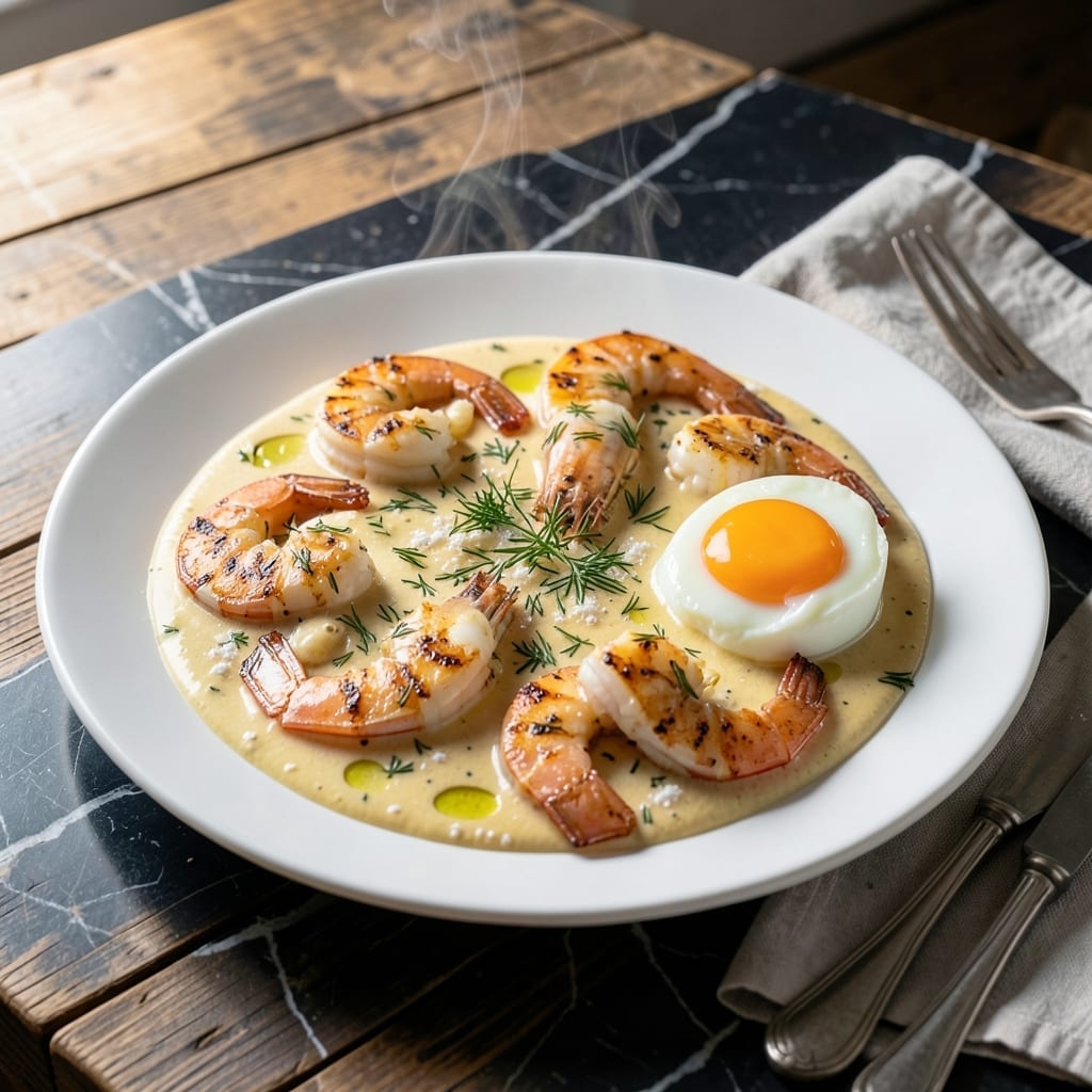Shrimp Lejon Recipe: Swedish-Style Creamy Dill and Egg Sauce