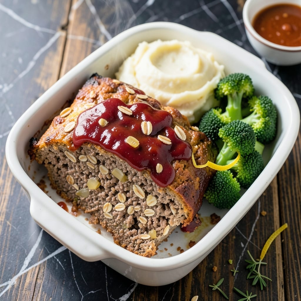 Quaker Oats Meatloaf Recipe With Oatmeal: Moist Texture With Wholesome Bind