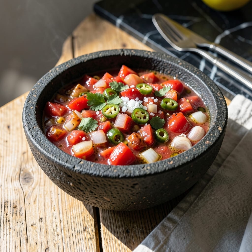 Red Salsa Recipe for Tacos: Fresh Tomato Kick with Cilantro Zing