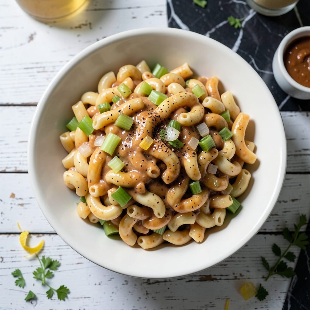 Barbecue Macaroni Salad Recipe: Smoky Creamy Picnic Favorite Barbecue Macaroni Salad Recipe: Smoky Creamy Picnic Favorite