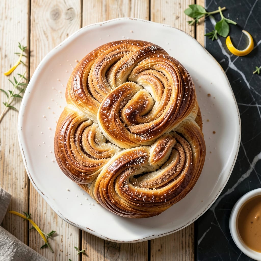 Butter Braid Recipe With Puff Pastry: Golden Layers of Sweet Elegance