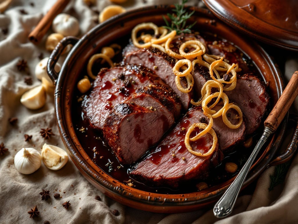 Beef Brisket for Hanukkah Recipe: Slow-Simmered Spice Rub That Honors Tradition