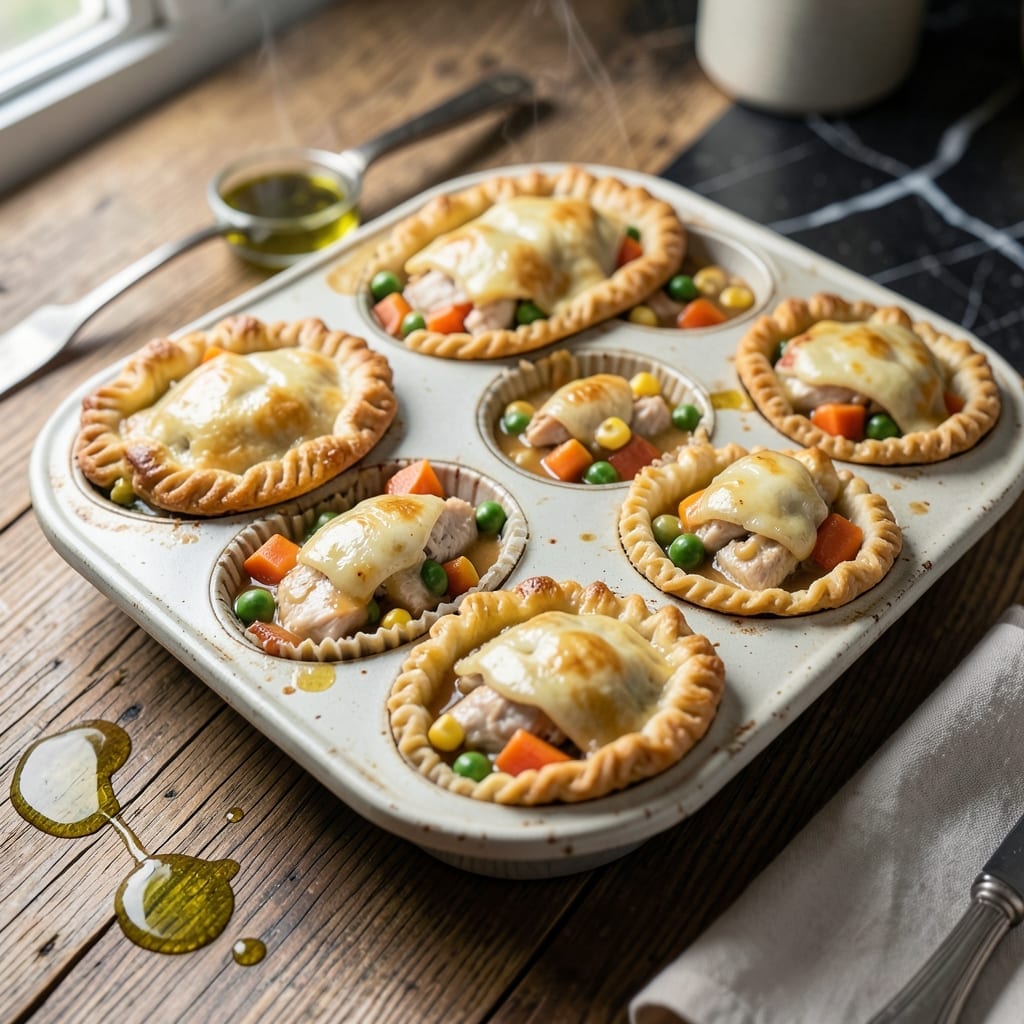 Individual Pot Pie Recipe Muffin Tin: Personal Savory Hand Pies