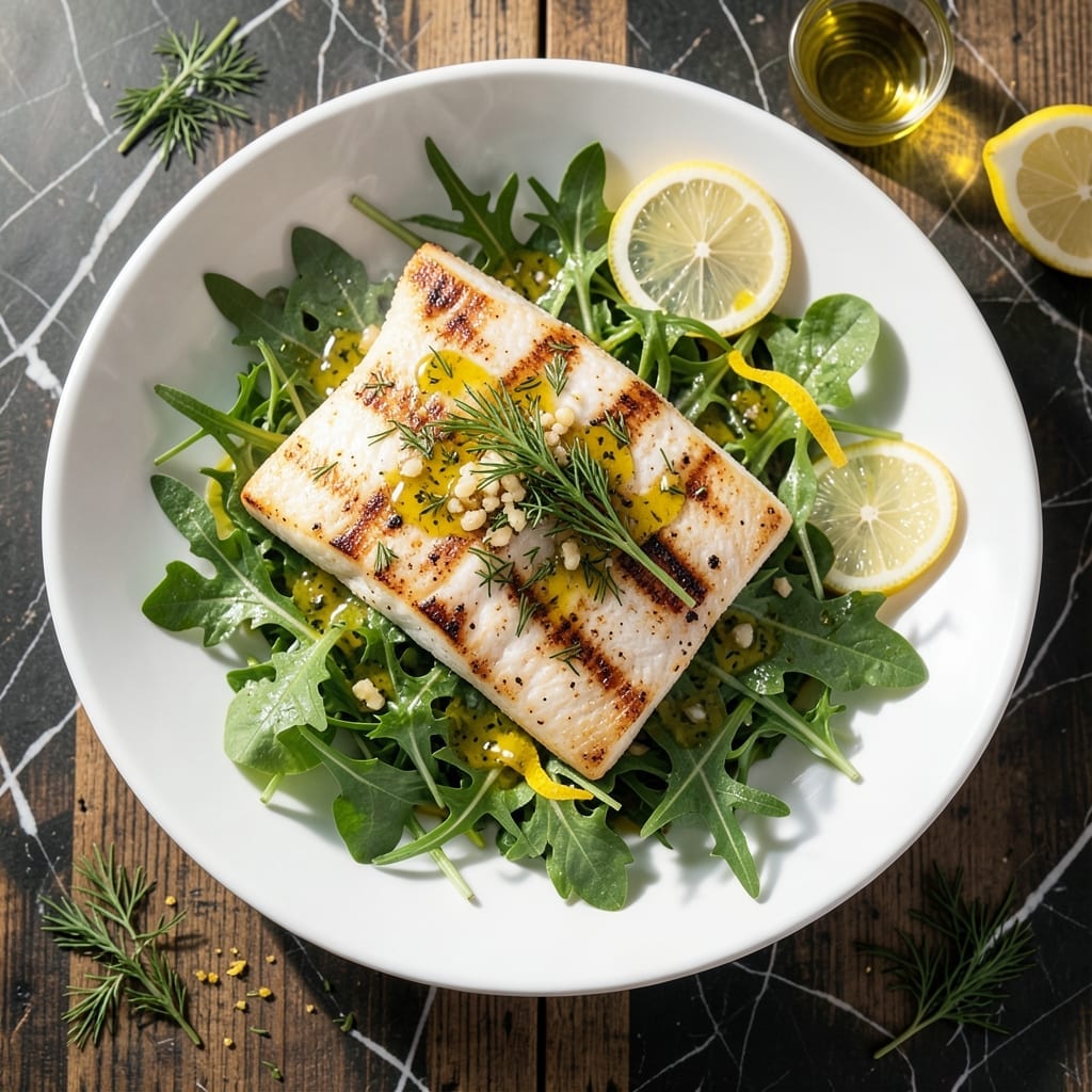 Grilled Fish and Salad Recipe: Light and Refreshing Summer Meal
