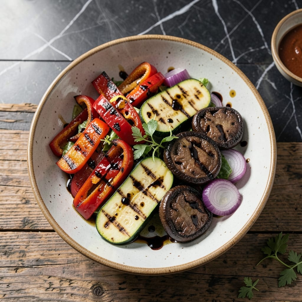 CPK Grilled Vegetable Salad Recipe: Charred Sweetness Meets Fresh Herb Brightness