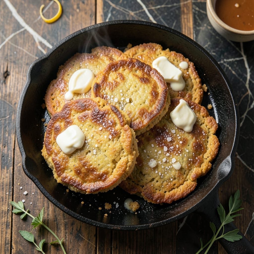 Recipe for Johnny Cakes Cornmeal: Old-Fashioned Griddle Cakes With Crisp Edges