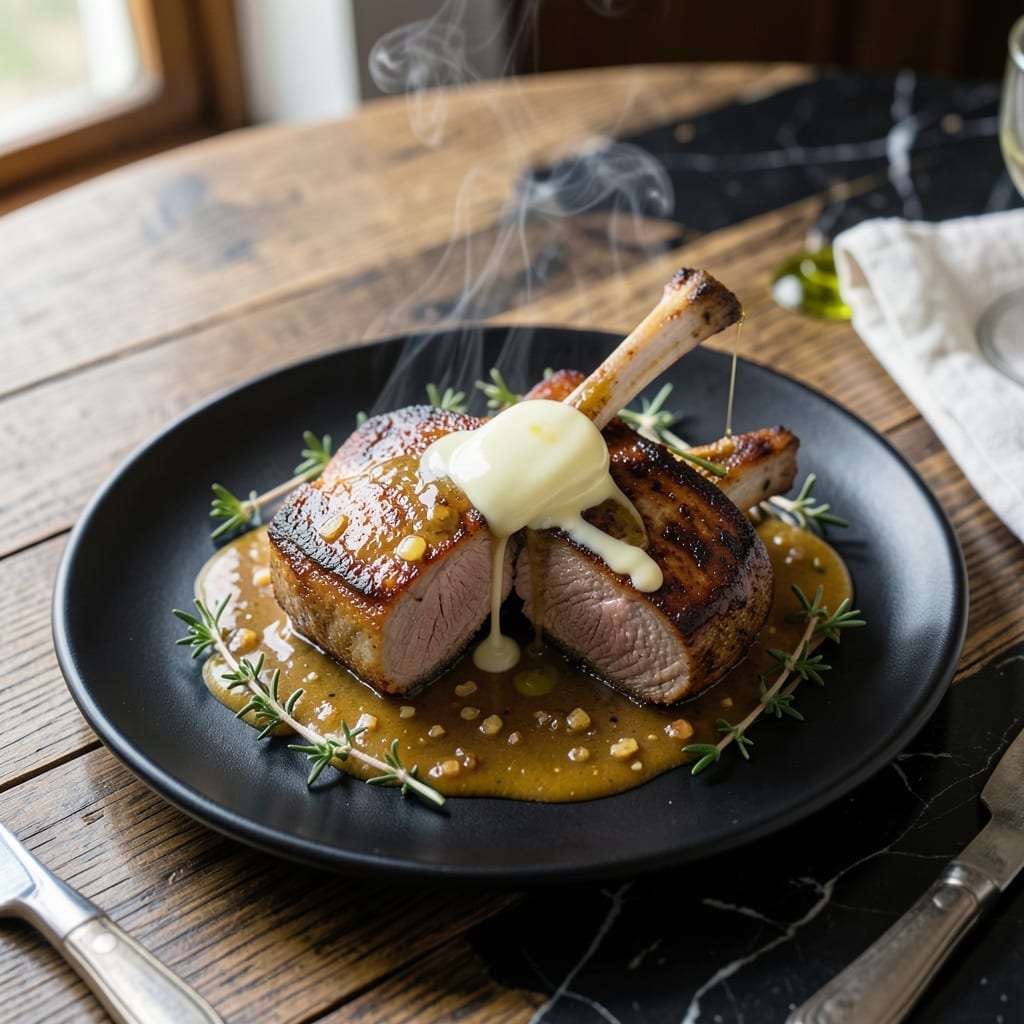 Pork Chop Martini Recipe: Juicy Chops With Vodka-Infused Pan Sauce