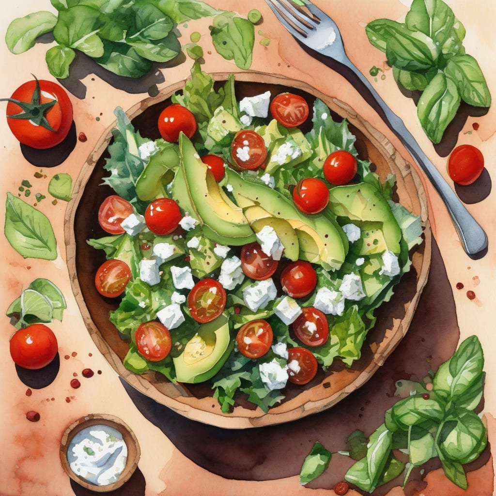 space salad recipe