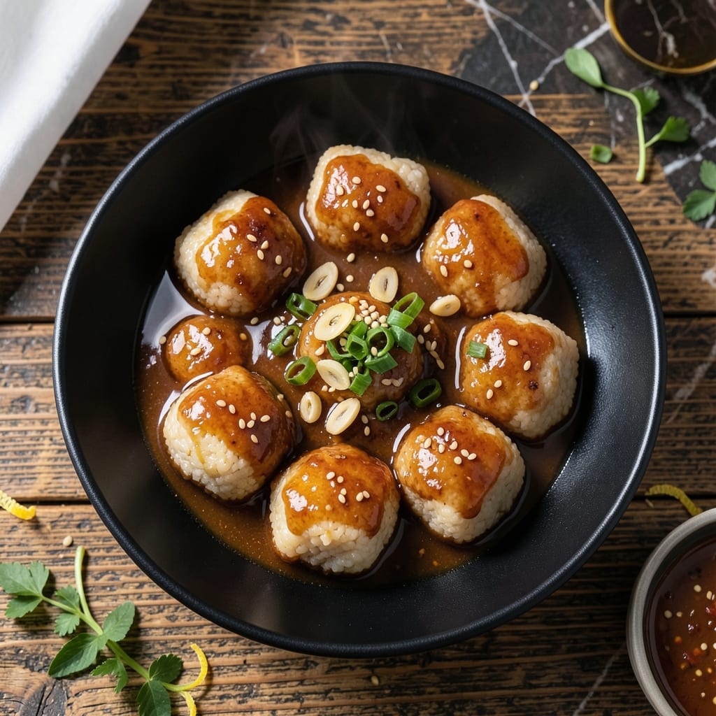 Korean Rice Cake Recipe Non Spicy: Soft Pillows With Sweet Soy Glaze