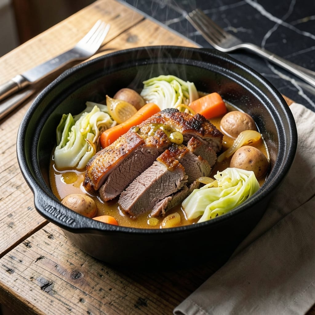 Recipe Corned Beef Cabbage Slow Cooker: Set-It-And-Forget-It St. Patrick’s Day Feast