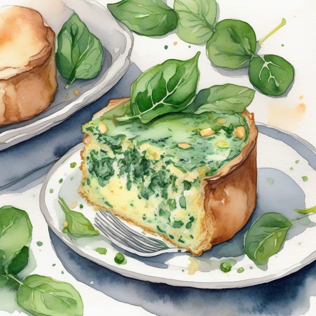 vegan spinach souffle recipe