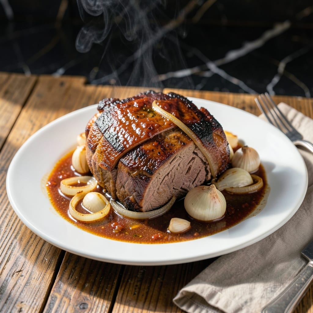 Barbecue Pot Roast Recipe Slow Cooker: Set-It-and-Forget-It Smoky Tenderness