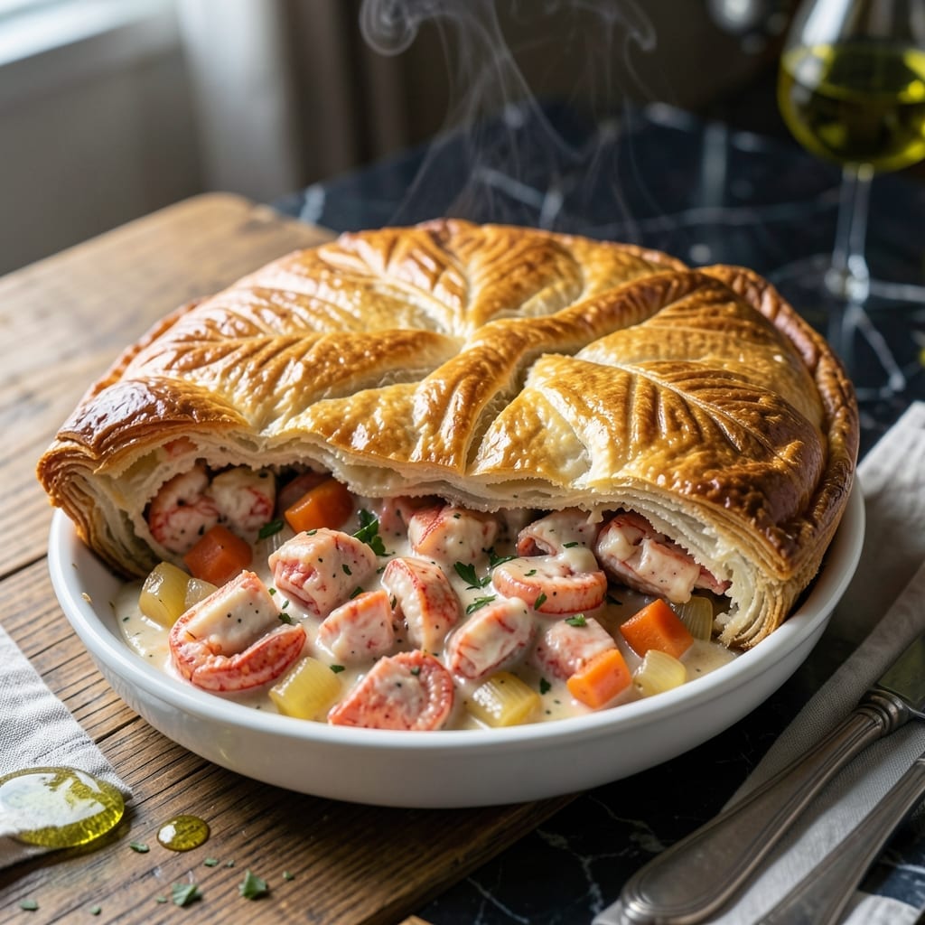 Lobster Pot Pie Recipe Puff Pastry: Decadent Seafood in a Flaky Crust