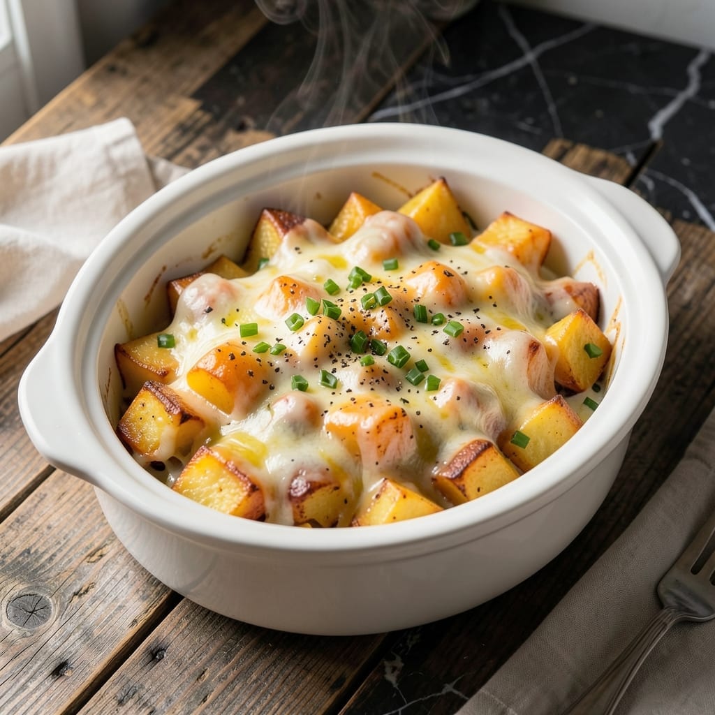 Cheesy Potatoes Recipe Crock Pot: Set-and-Forget Creamy Side