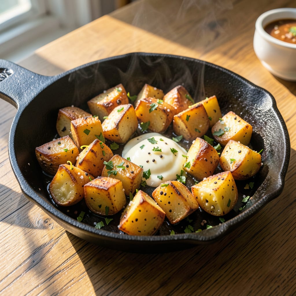 Complete Fastest Way to Cook Potatoes Without Microwave: Crispy Skillet Smashed in 15 Minutes overview image